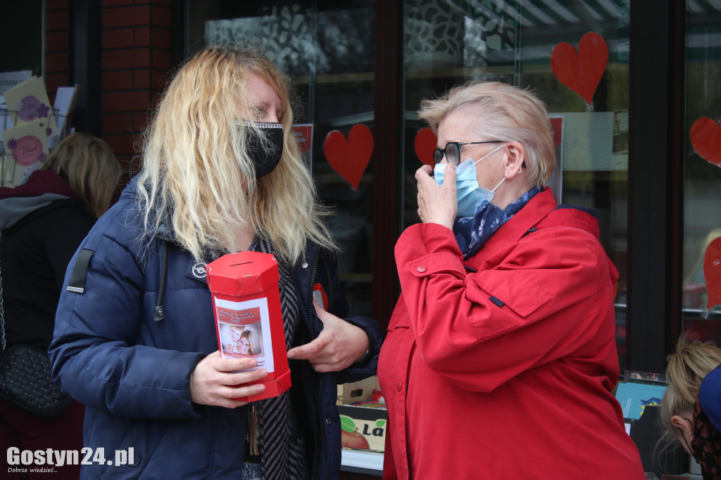 Flash mob i kiermasz dla Marty w Borku Wlkp.