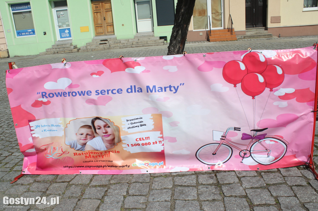 Rowerowe serce dla Marty w Gostyniu