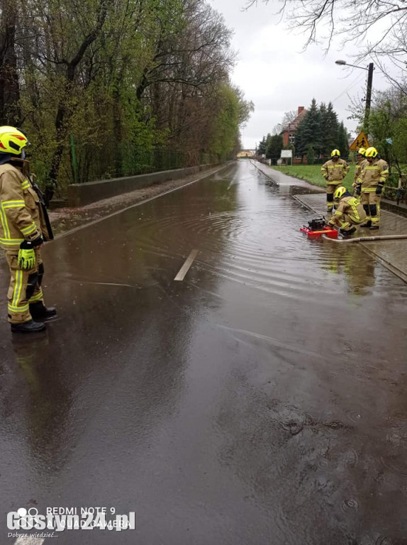 Ulewny deszcz narobił szkód w regionie