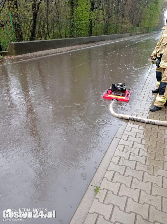 Ulewny deszcz narobił szkód w regionie