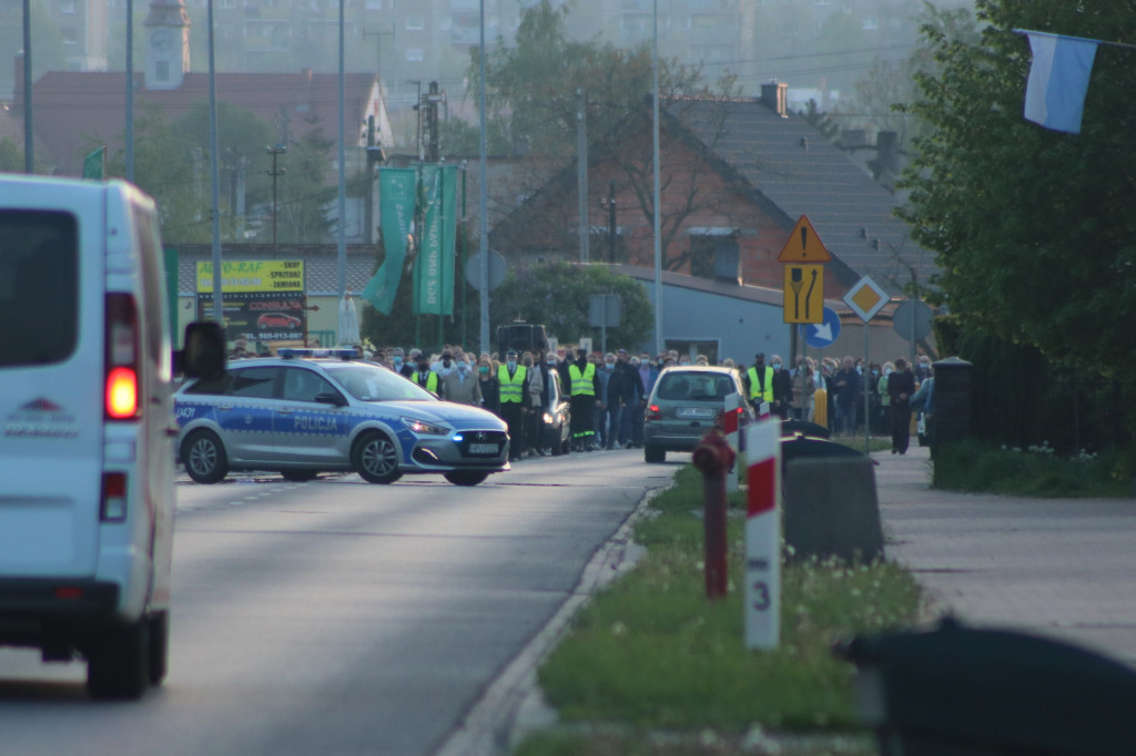 Procesja fatimska ulicami Gostynia