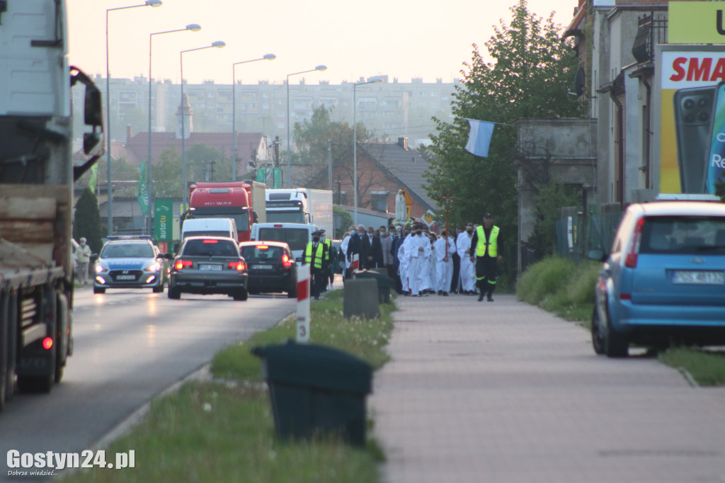 Procesja fatimska ulicami Gostynia