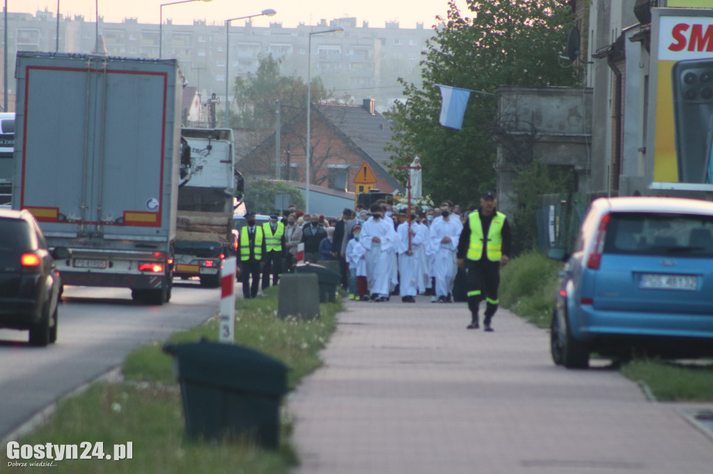 Procesja fatimska ulicami Gostynia