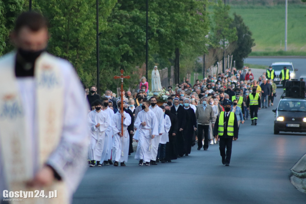 Procesja fatimska ulicami Gostynia