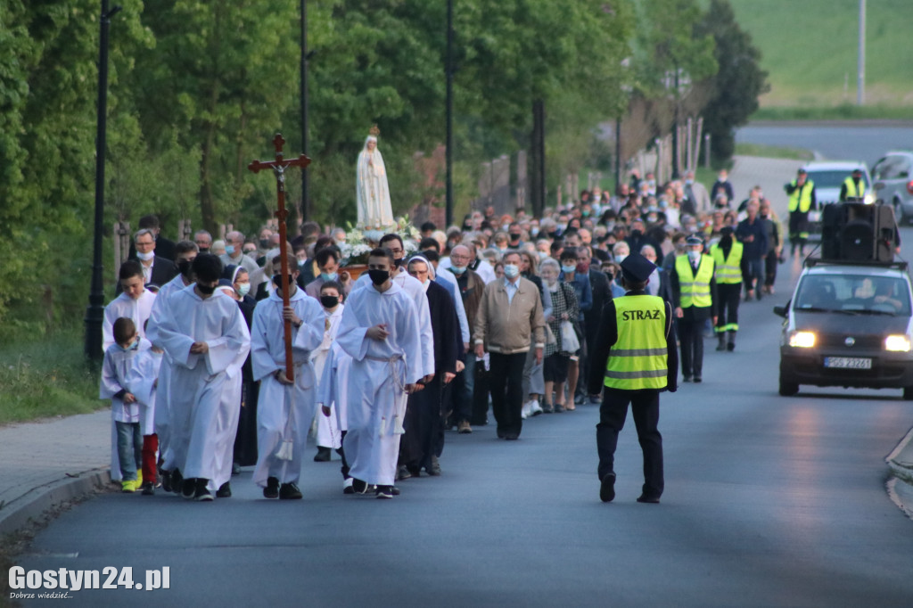 Procesja fatimska ulicami Gostynia
