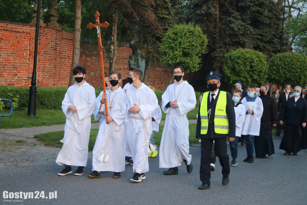 Procesja fatimska ulicami Gostynia