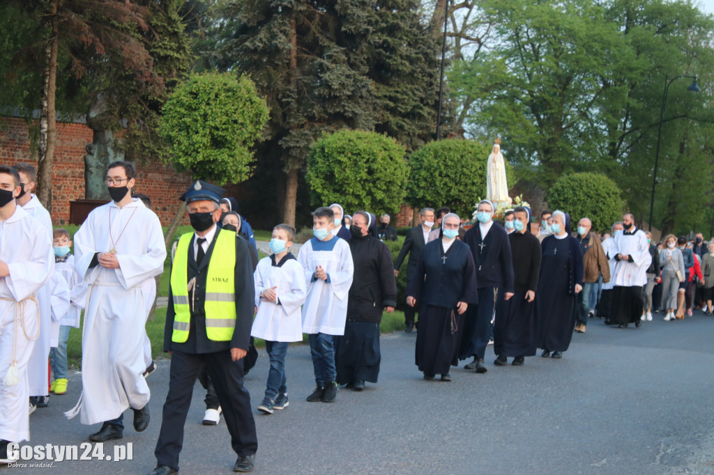 Procesja fatimska ulicami Gostynia