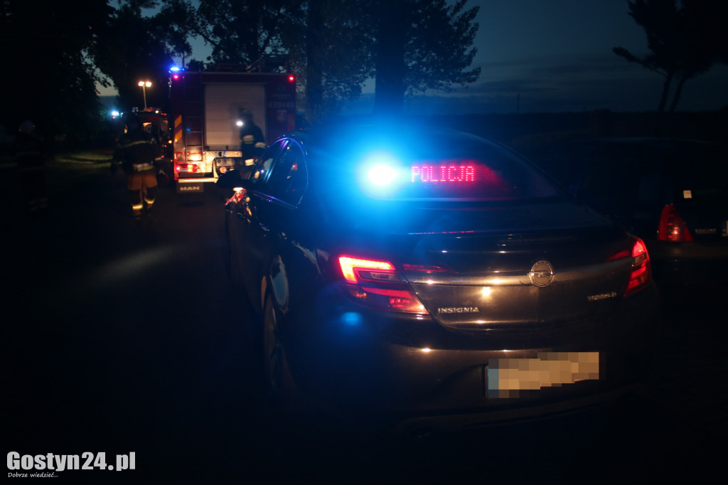 Wypadek motocyklisty na ul. Boreckiej w Pogorzeli