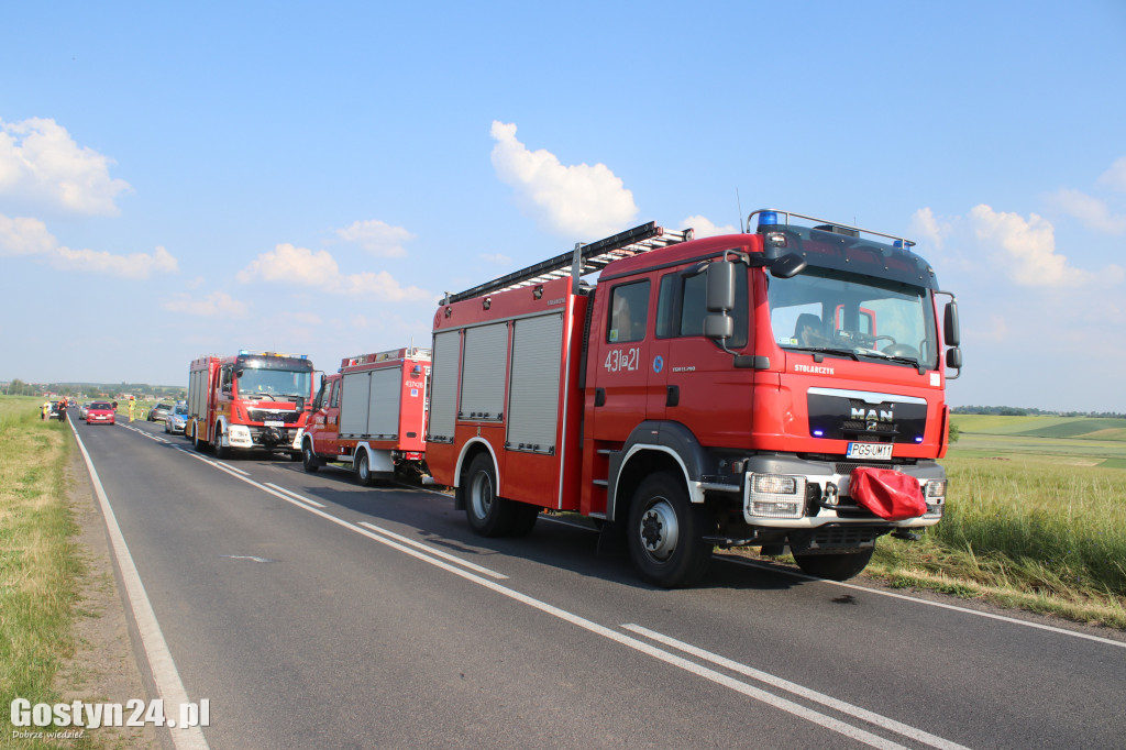 Wypadek na trasie Stężyca-Szczodrochowo