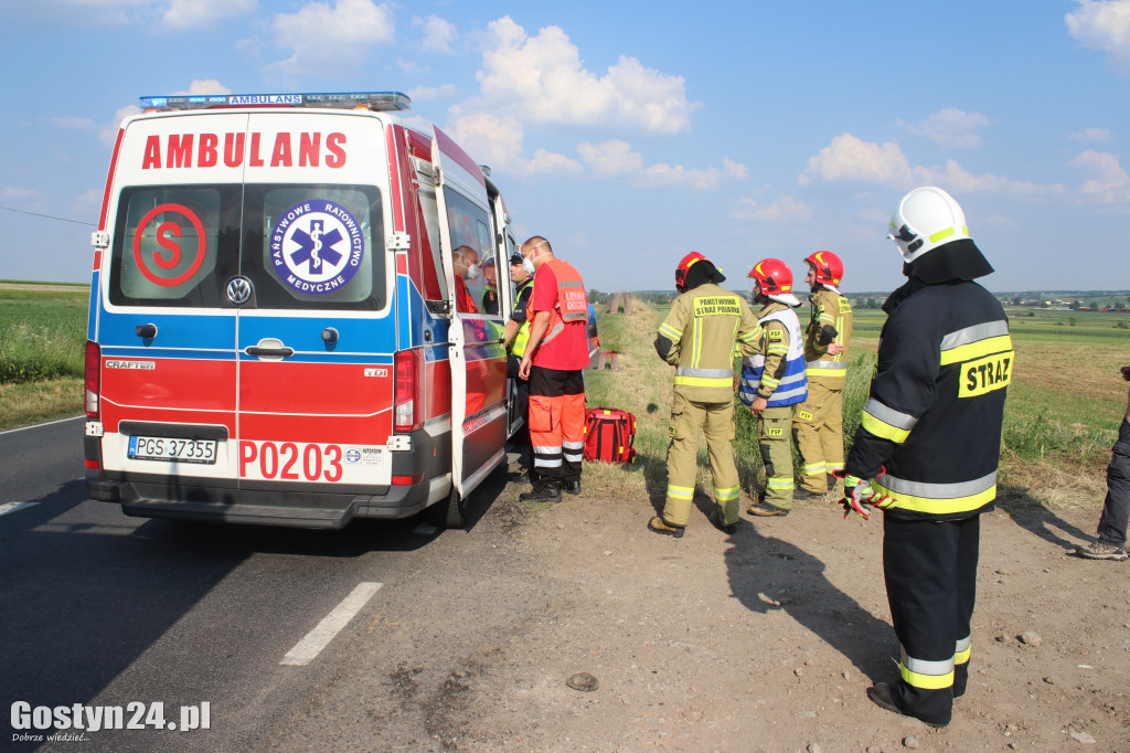 Wypadek na trasie Stężyca-Szczodrochowo
