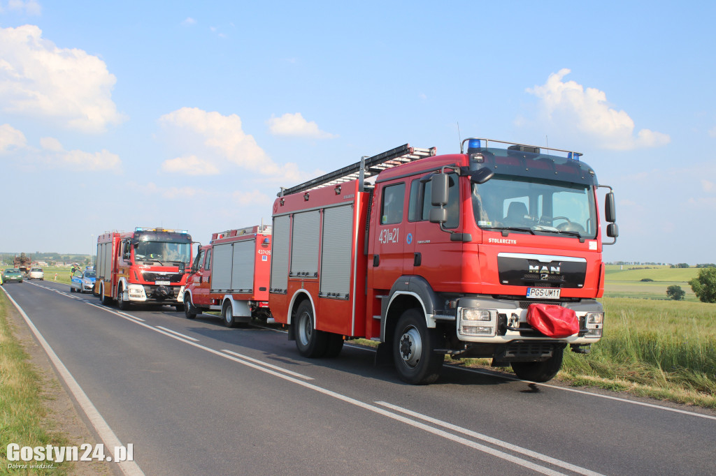 Wypadek na trasie Stężyca-Szczodrochowo
