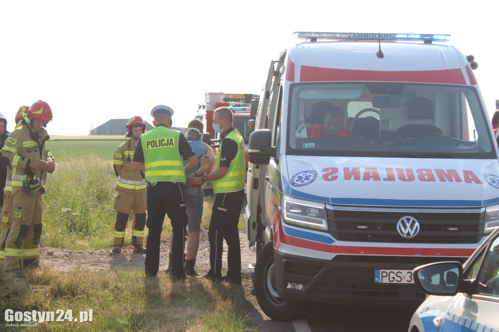 Wypadek na trasie Stężyca-Szczodrochowo