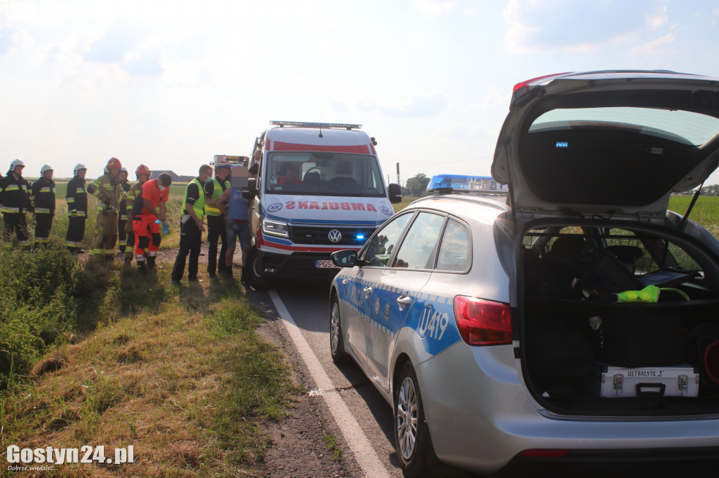 Wypadek na trasie Stężyca-Szczodrochowo