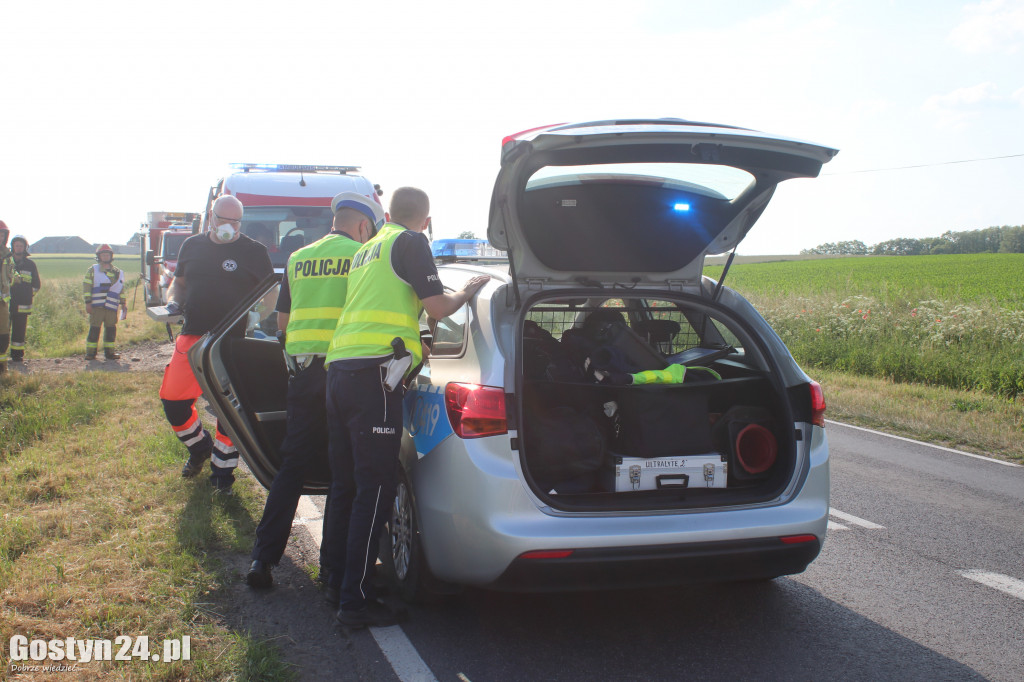 Wypadek na trasie Stężyca-Szczodrochowo