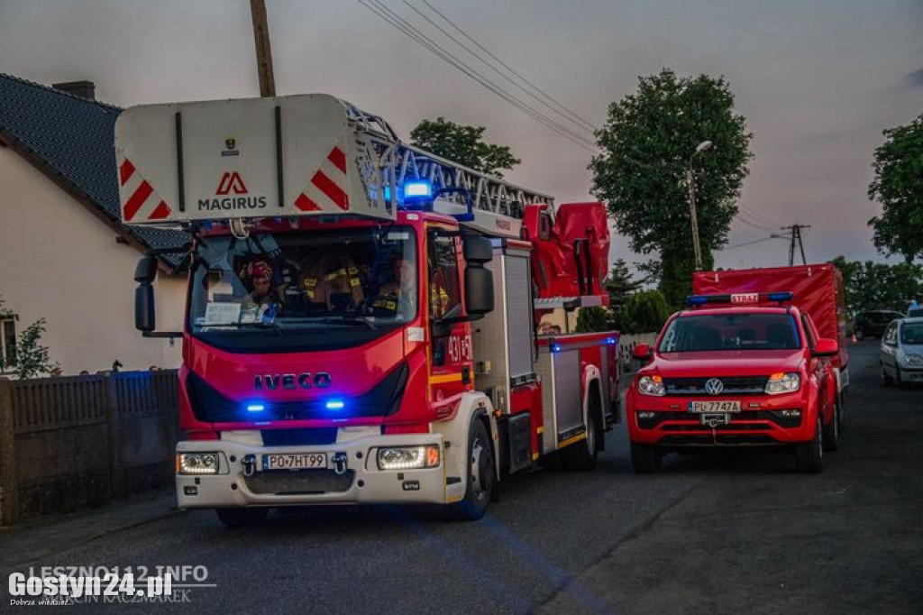 Pożar odlewni żeliwa w gminie Osieczna