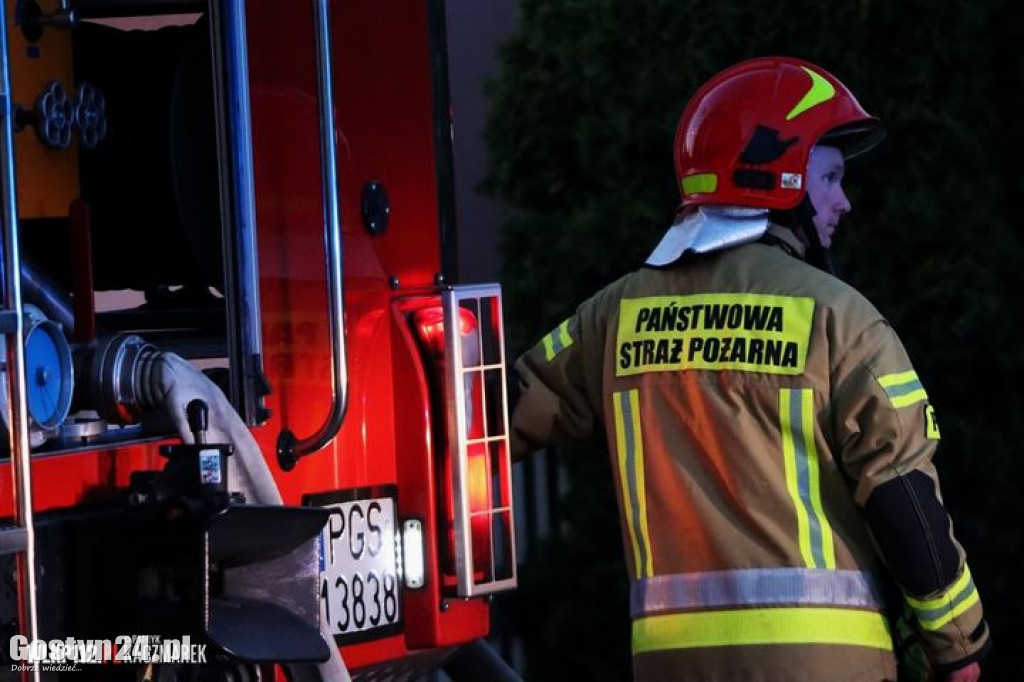 Pożar odlewni żeliwa w gminie Osieczna