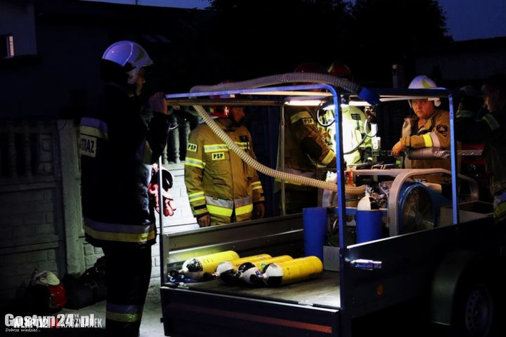 Pożar odlewni żeliwa w gminie Osieczna
