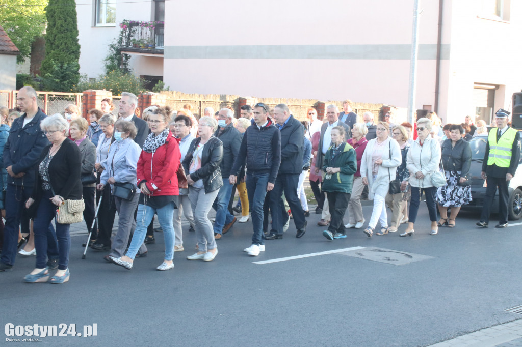 Druga w tym roku procesja fatimska ulicami Gostynia