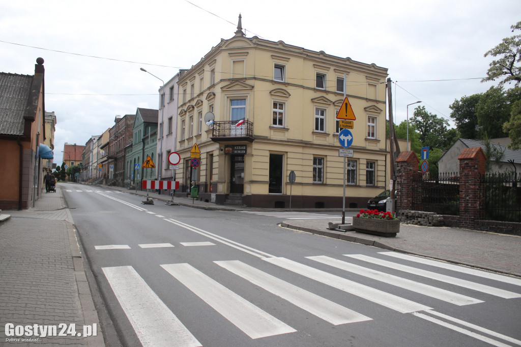 Zamknięty rynek w Krobi