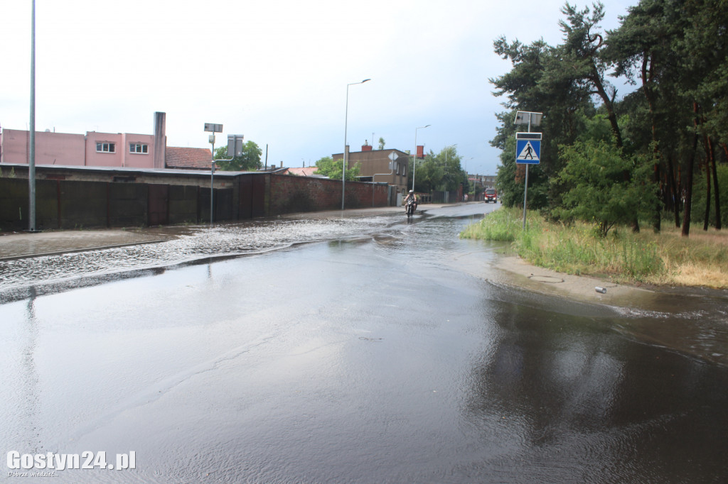 Ulewne deszcze nad powiatem gostyńskim