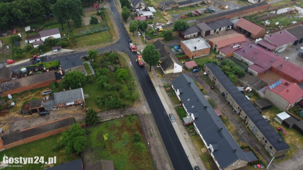 Ulewne deszcze nad powiatem gostyńskim
