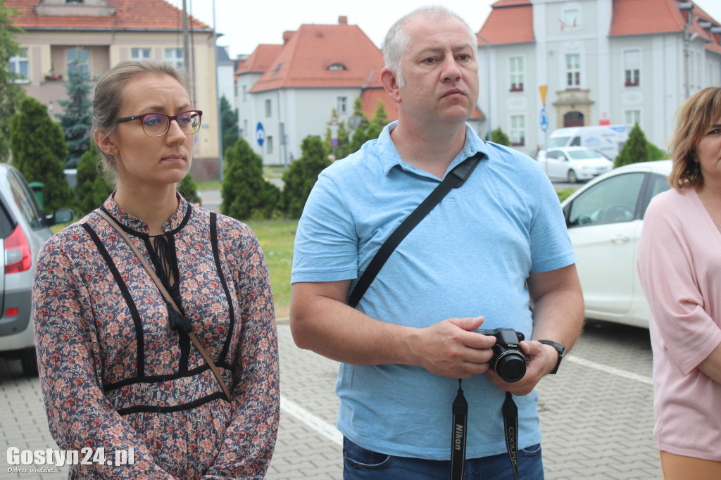 Odsłonięcie tablicy upamiętniającej dr Głuszaka