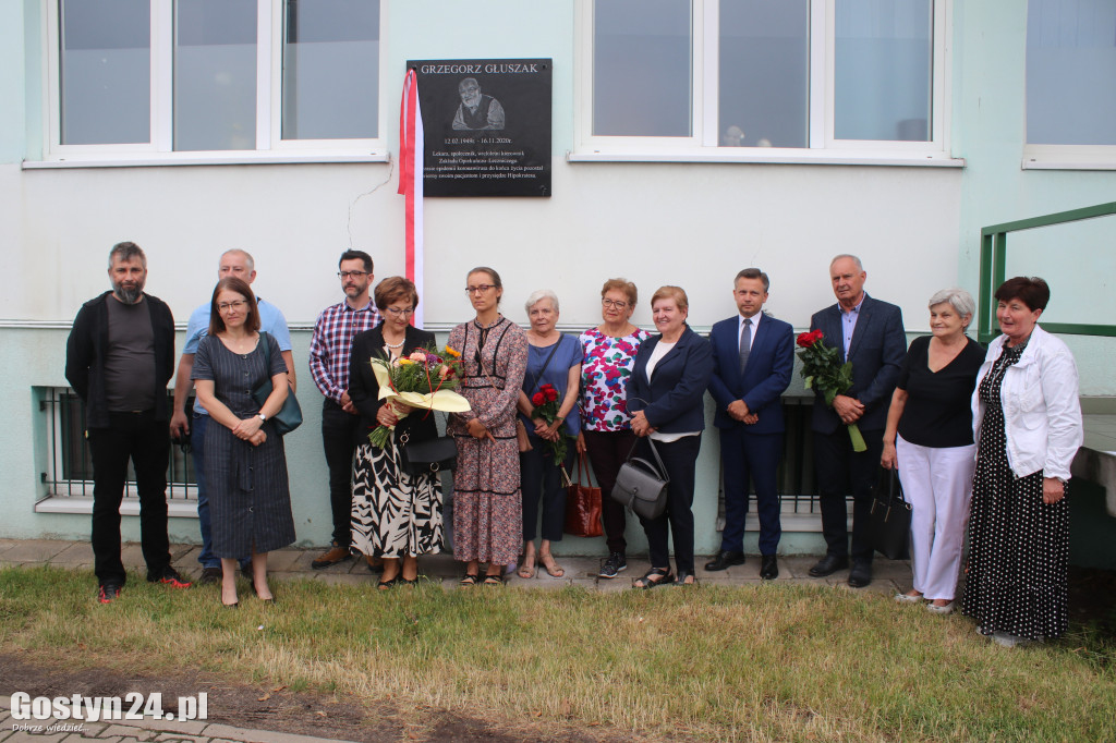 Odsłonięcie tablicy upamiętniającej dr Głuszaka