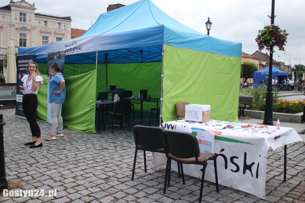Powiatowy Dzień Bezpieczeństwa na rynku w Gostyniu