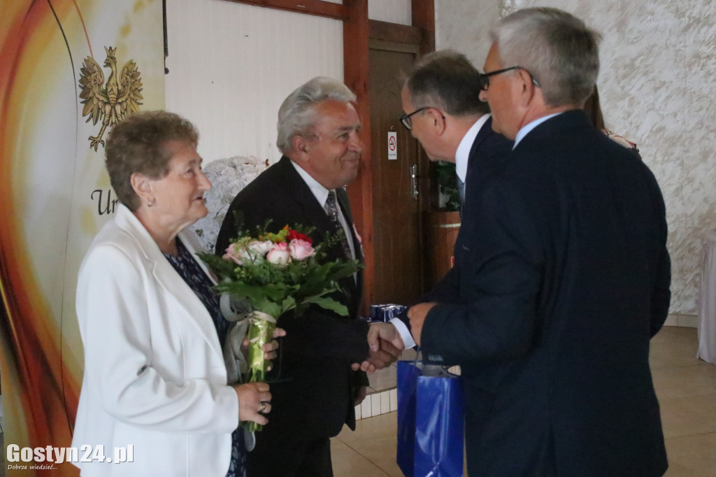 Wręczenie medali za długoletnie pożycie w gminie Pępowo