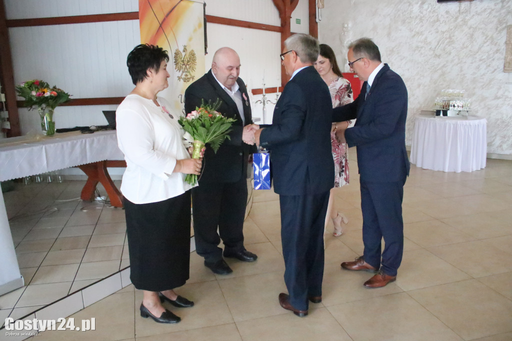 Wręczenie medali za długoletnie pożycie w gminie Pępowo