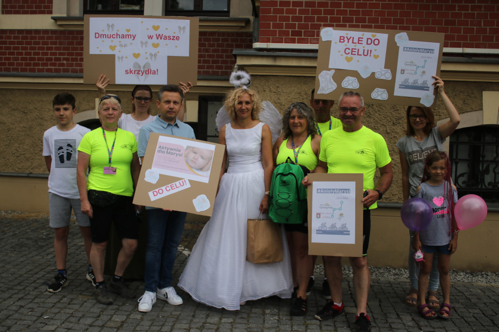 Charytatywna pielgrzymka rowerowa dla Marysi