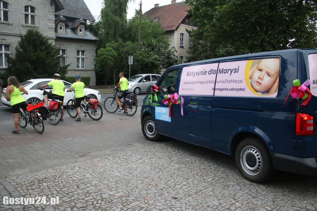 Charytatywna pielgrzymka rowerowa dla Marysi