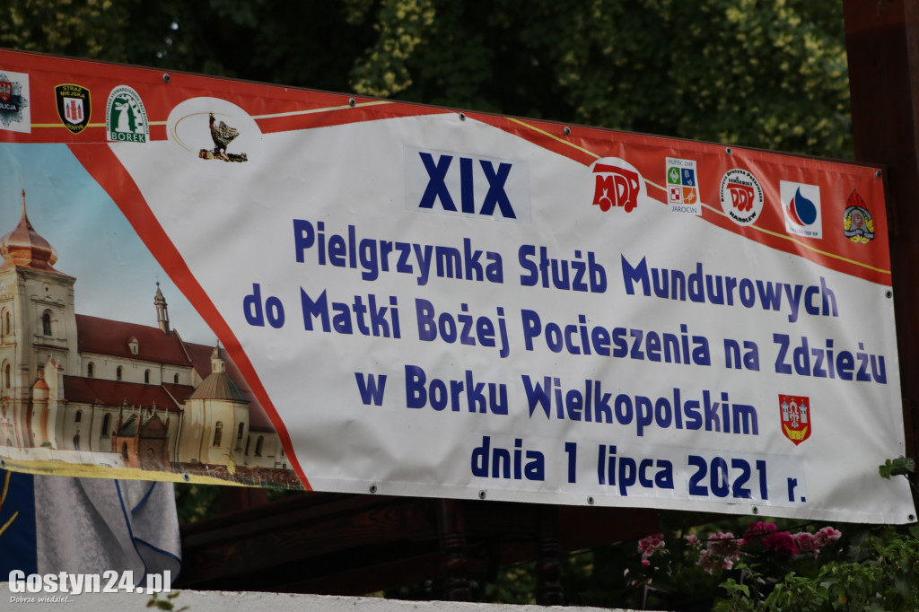 Pielgrzymka Służb Mundurowych w Borku Wlkp.