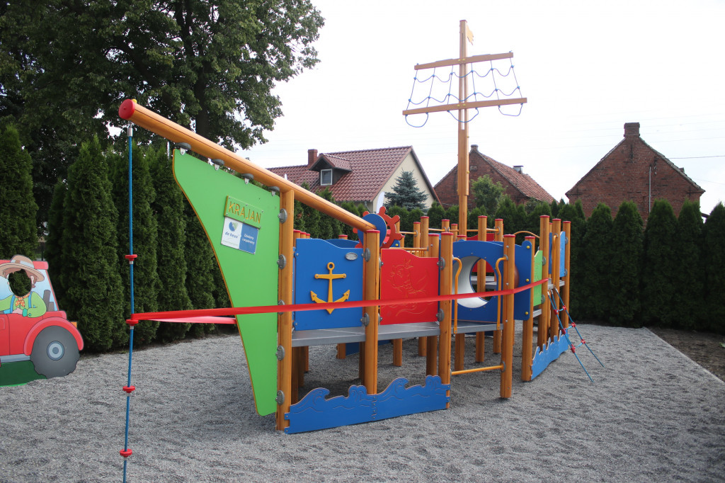 Nowa atrakcja w Krajewicach - statek Krajan