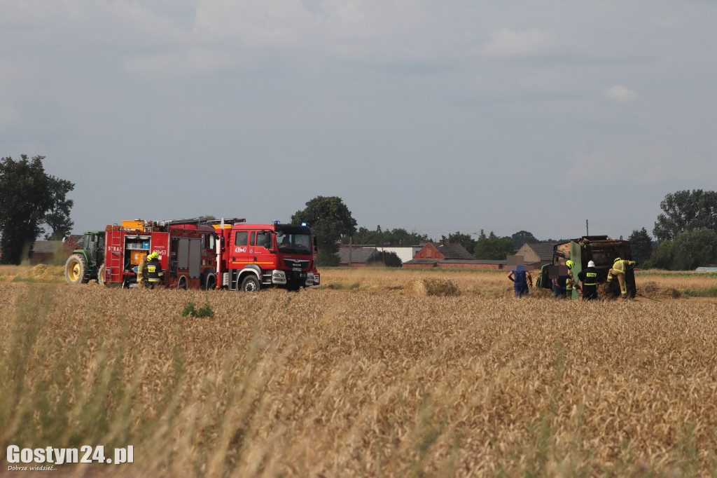 Pożary podczas prac żniwnych w dwóch gminach