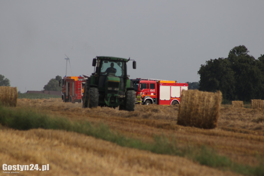 Pożary podczas prac żniwnych w dwóch gminach