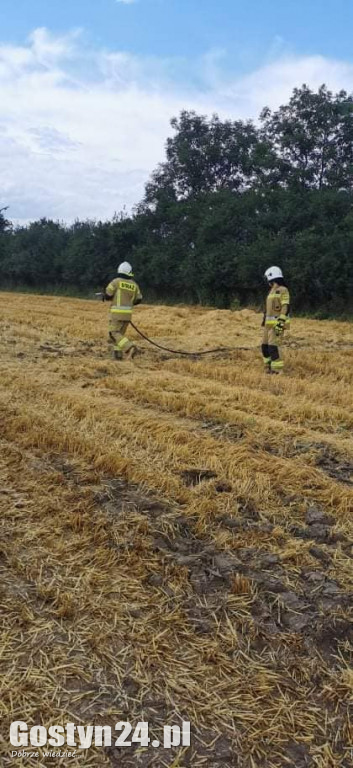 Pożary podczas prac żniwnych w dwóch gminach