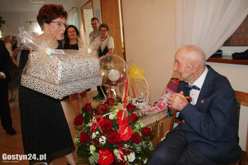 Setne urodziny pana Mariana Machowiaka z Rokosowa