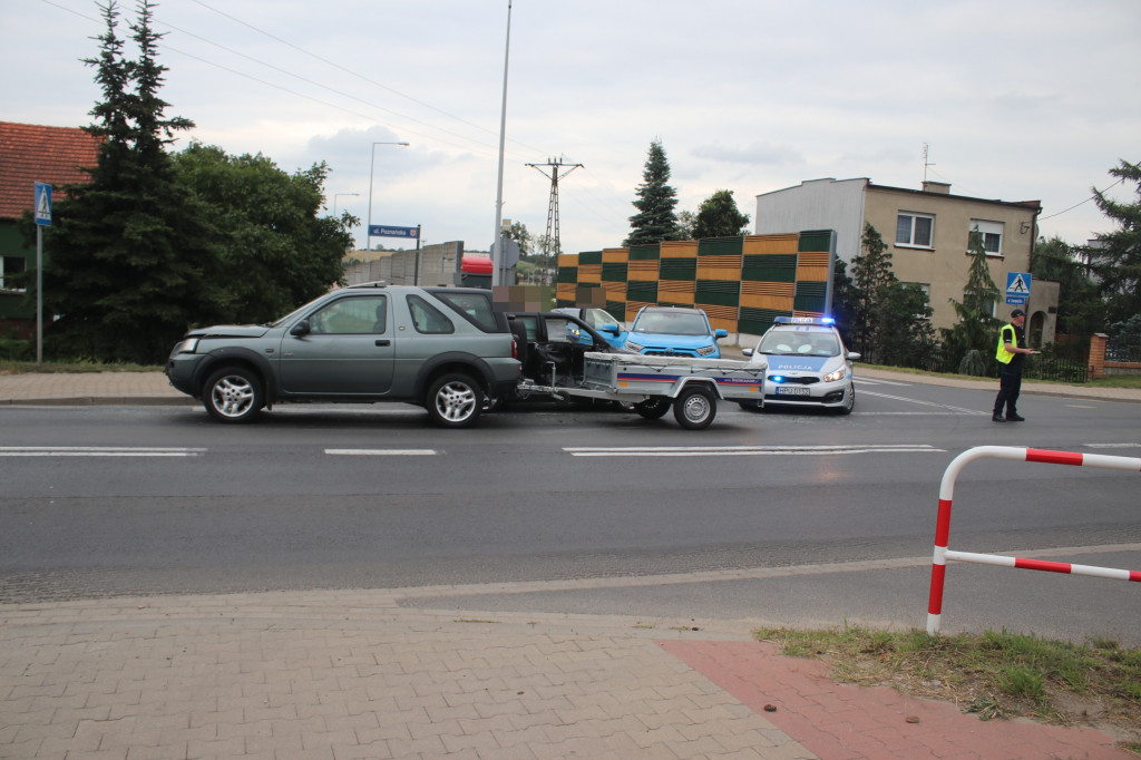 Zderzenie na gostyńskim skrzyżowaniu