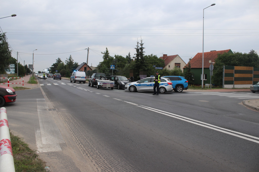 Zderzenie na gostyńskim skrzyżowaniu