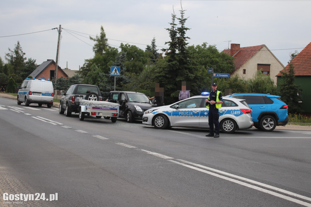 Zderzenie na gostyńskim skrzyżowaniu