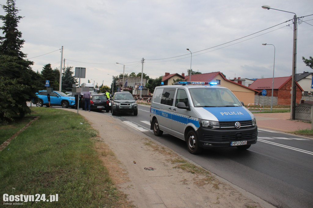 Zderzenie na gostyńskim skrzyżowaniu