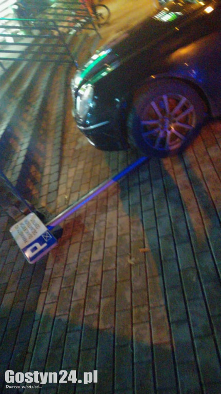 Obywatelskie zatrzymanie pijanego kierowcy w Gostyniu