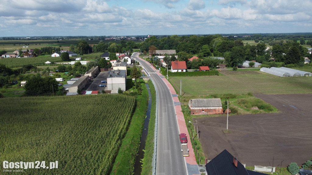 Wyremontowana droga w Dzięczynie