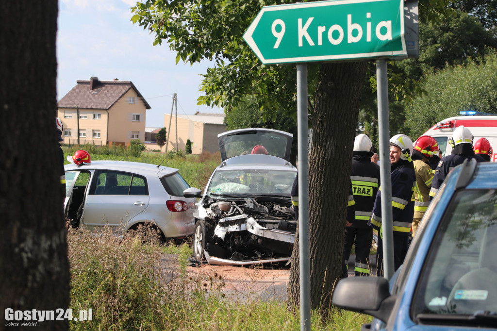 Zderzenie na skrzyżowaniu Bodzewo-Bodzewko Drugie-Ziółkowo