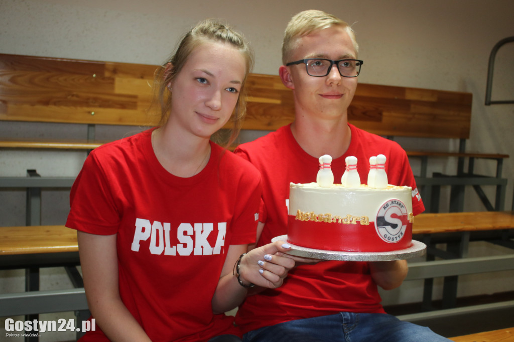 Powitanie medalistów z KS Start Gostyń