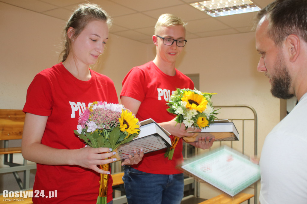 Powitanie medalistów z KS Start Gostyń