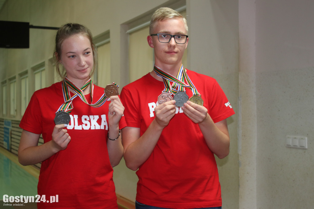 Powitanie medalistów z KS Start Gostyń