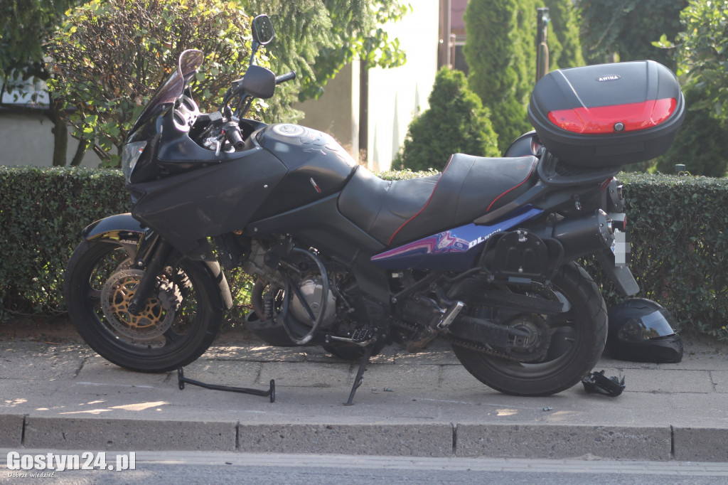 Zderzenie BMW i motocykla na ul. Poznańskiej
