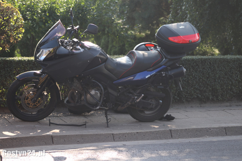 Zderzenie BMW i motocykla na ul. Poznańskiej